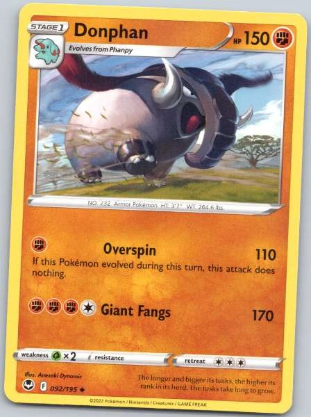 Donphan - Silver Tempest #092/195