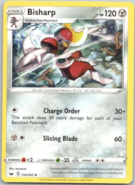 Bisharp - Sword & Shield #134/202