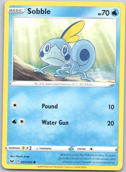 Sobble - Sword & Shield #055/202