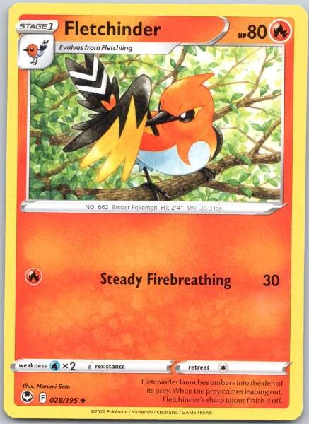 Fletchinder - Silver Tempest #028/195
