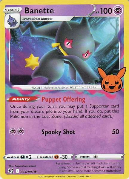 Banette - Lost Origin #073/196
