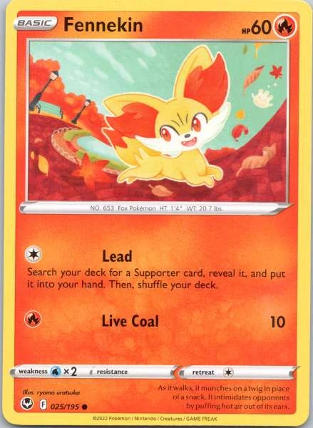 Fennekin - Silver Tempest #025/195