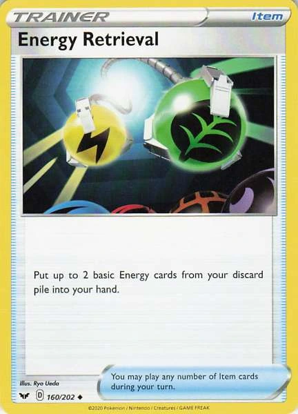 Energy Retrieval - Sword & Shield #160/202