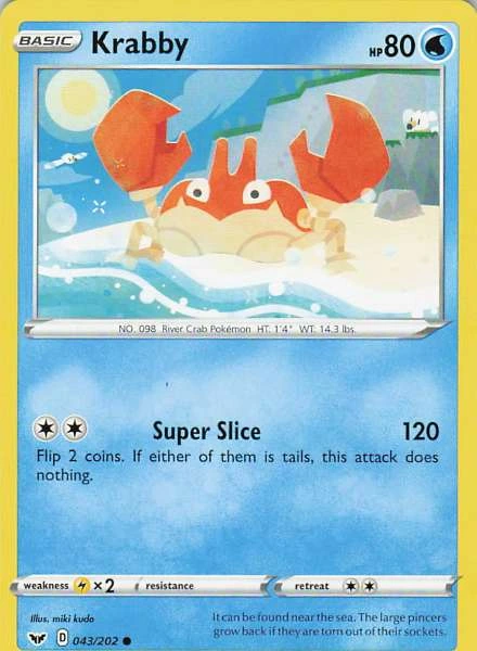 Krabby - Sword & Shield #043/202