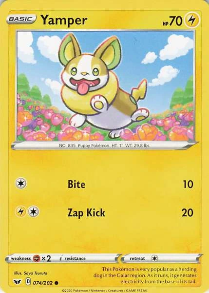 Yamper - Sword & Shield #074/202
