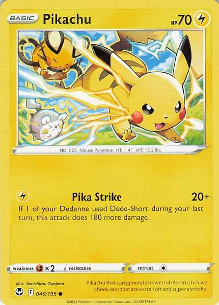 Pikachu - Silver Tempest #049/195