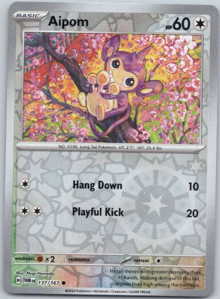 Aipom - Twilight Masquerade #137/167