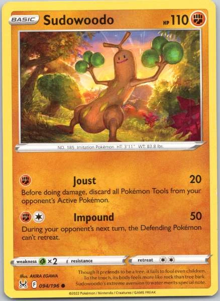 Sudowoodo - Lost Origin #094/196