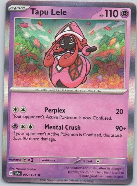 Tapu Lele - Surging Sparks #092/191