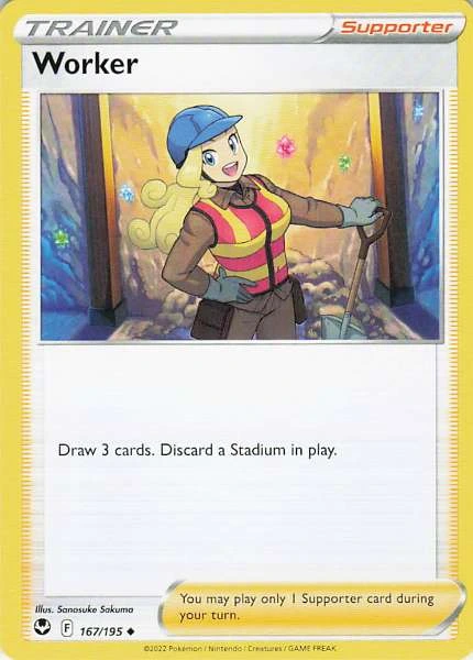 Worker - Silver Tempest #167/195