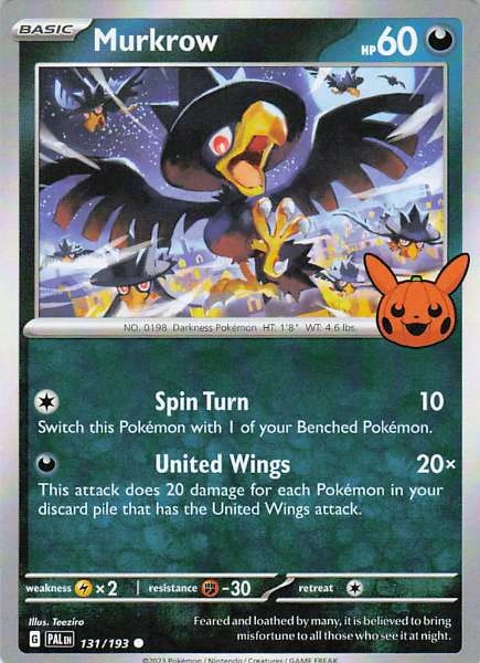 Murkrow - Paldea Evolved #131/193