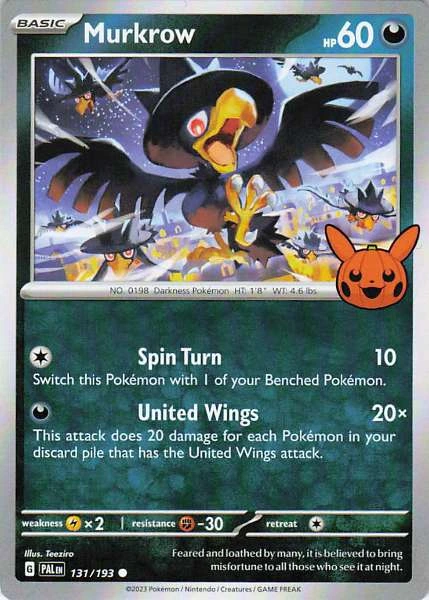 Murkrow - Paldea Evolved #131/193