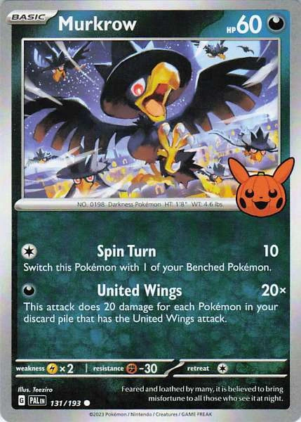 Murkrow - Paldea Evolved #131/193