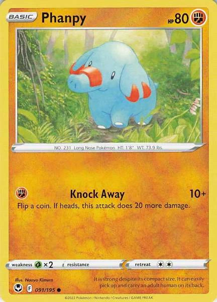 Phanpy - Silver Tempest #091/195
