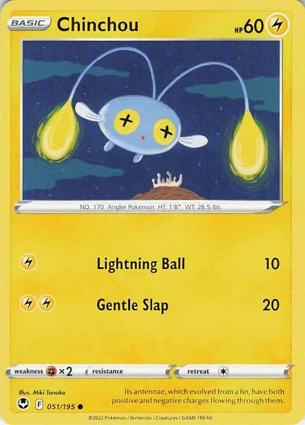 Chinchou - Silver Tempest #051/195