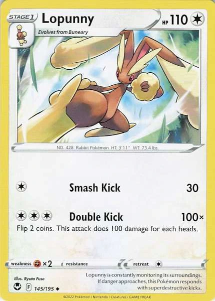 Lopunny - Silver Tempest #145/195