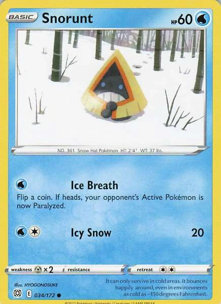 Snorunt - Brilliant Stars #034/172