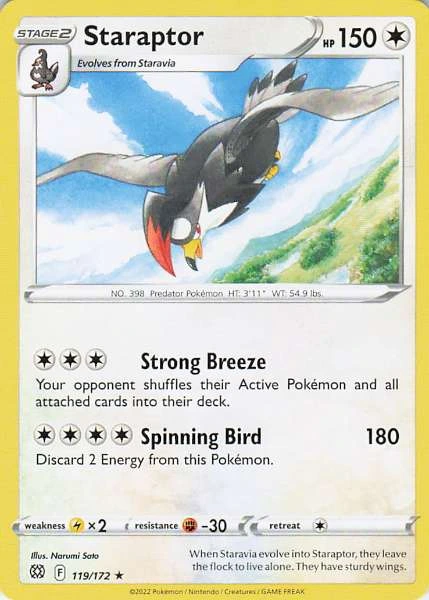Staraptor - Brilliant Stars #119/172