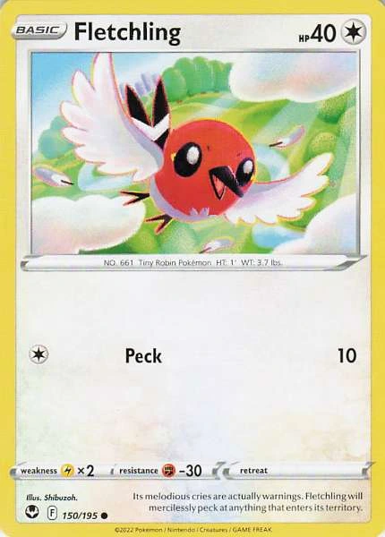Fletchling - Silver Tempest #150/195