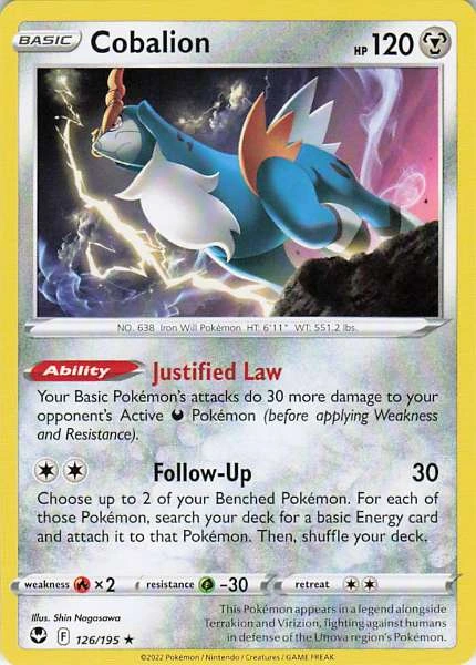 Cobalion - Silver Tempest #126/195