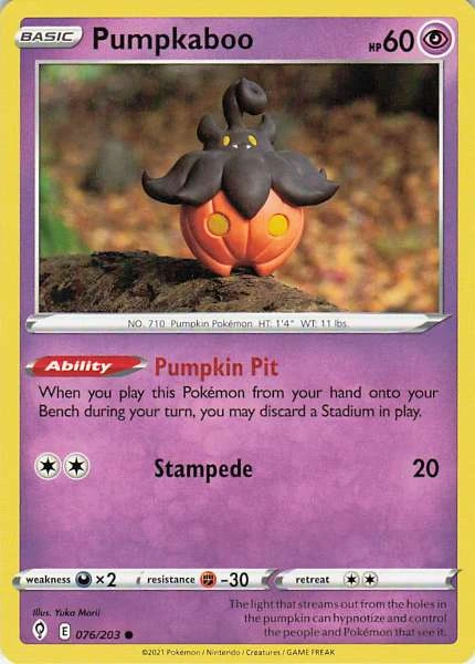 Pumpkaboo - Evolving Skies #076/203