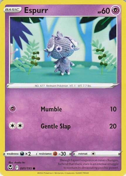 Espurr - Silver Tempest #081/195