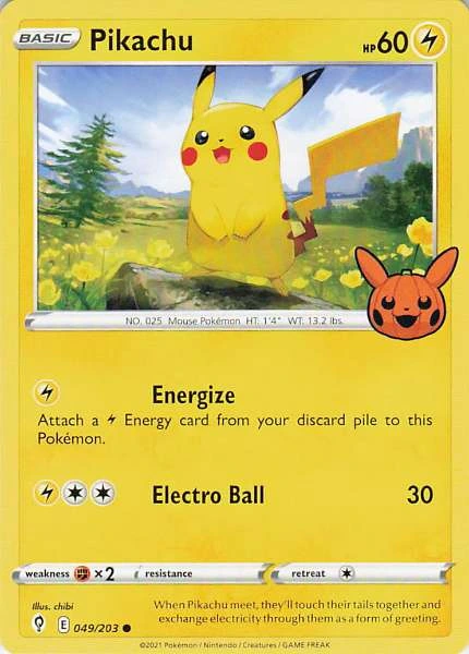 Pikachu - Evolving Skies #049/203