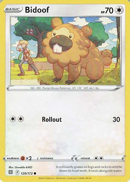 Bidoof - Brilliant Stars #120/172