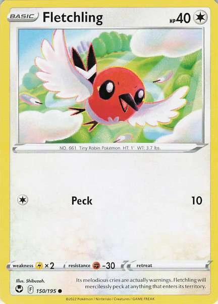 Fletchling - Silver Tempest #150/195