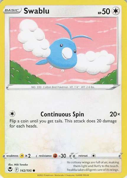Swablu - Silver Tempest #142/195