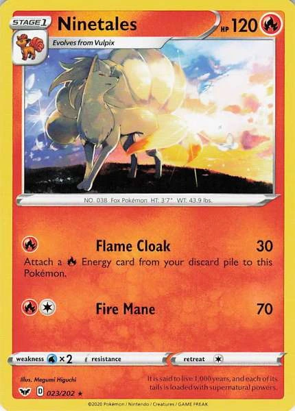 Ninetales - Sword & Shield #023/202