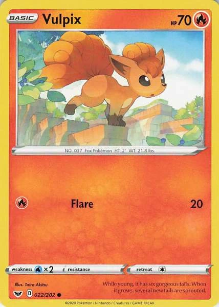 Vulpix - Sword & Shield #022/202