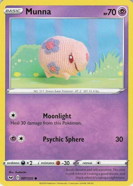 Munna - Sword & Shield Base Set #087/202