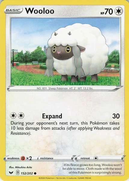 Wooloo - Sword & Shield Base Set #152/202