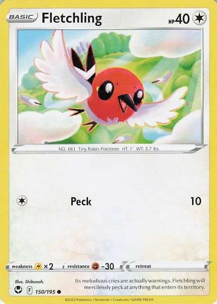 Fletchling - Silver Tempest #150/195