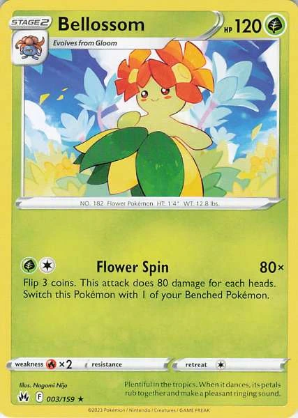 Bellossom - Crown Zenith #003/159