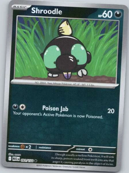 Shroodle - Mega Evolution #091/132