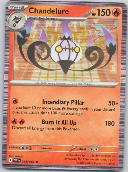 Chandelure - White Flare #018/086