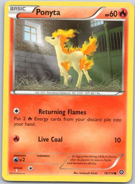 Ponyta - Steam Siege #16/114