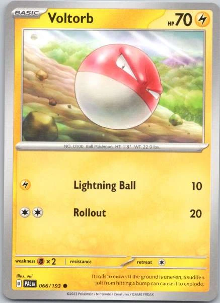Voltorb - Paldea Evolved #066/193