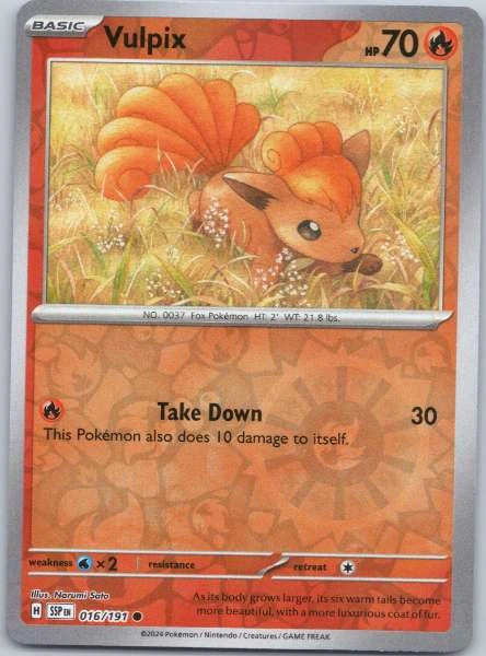 Vulpix - Surging Sparks #016/191