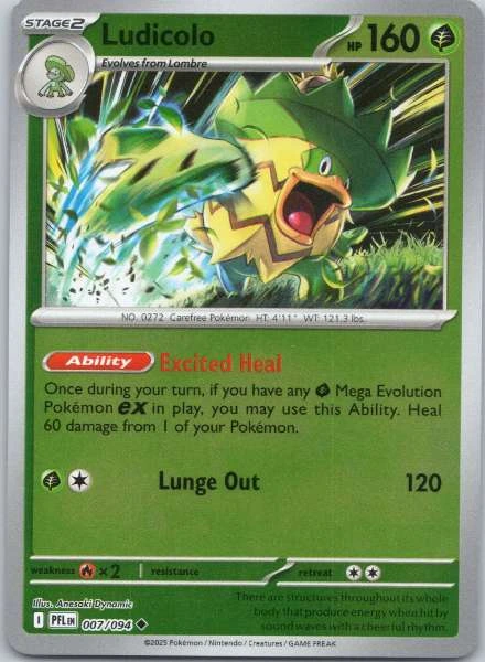 Ludicolo - Phantasmal Flames #007/094