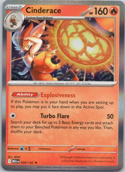 Cinderace - Mega Evolution #028/132
