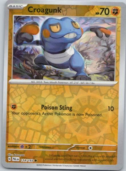 Croagunk - Paldea Evolved #114/193