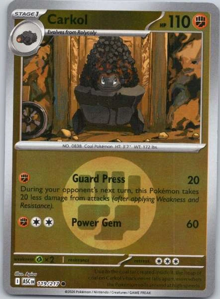 Carkol - Ascended Heroes #119/217