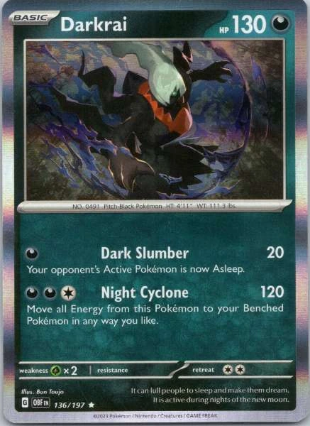 Darkrai - Obsidian Flames #136/197