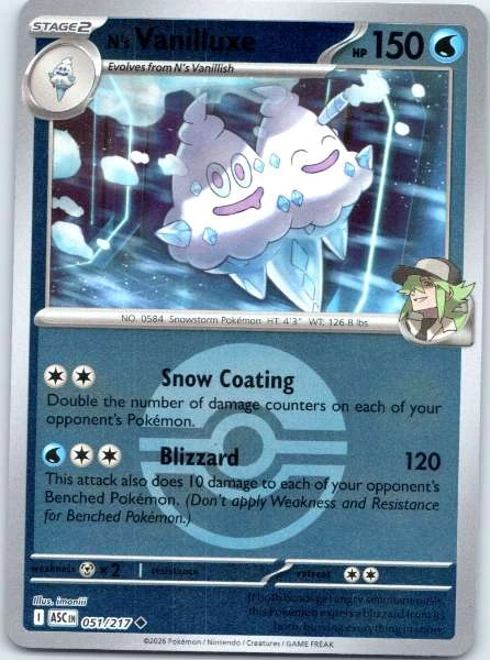 N's Vanilluxe - Ascended Heroes #051/217