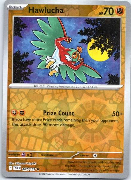 Hawlucha - Twilight Masquerade #107/167