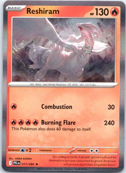 Reshiram - Phantasmal Flames #017/094