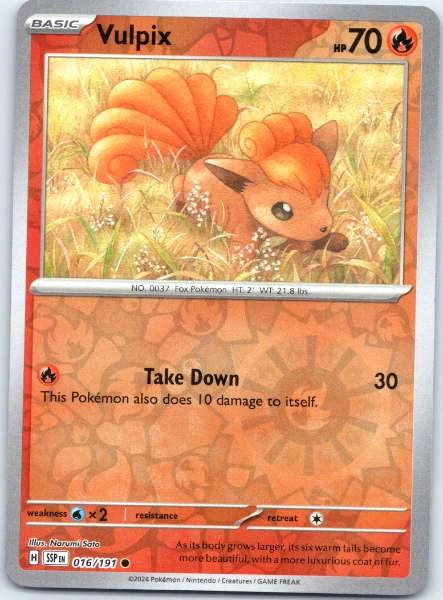 Vulpix - Surging Sparks #016/191